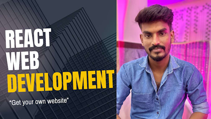 build react js nextjs website with CSS and HTML