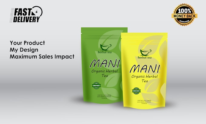 create food label design, supplement label and packaging design