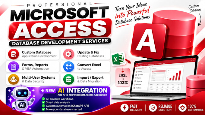 develop microsoft access database with ai integration