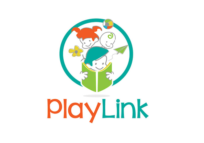 design fun dynamic playful pediatric therapy clinic logo