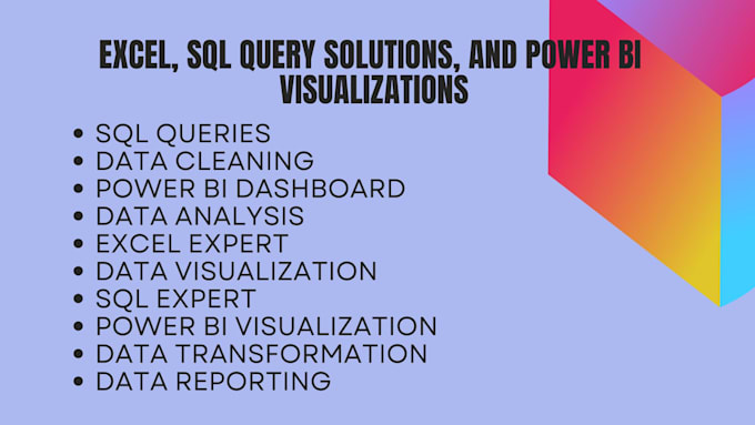 build custom dashboards optimize data with sql and excel solution