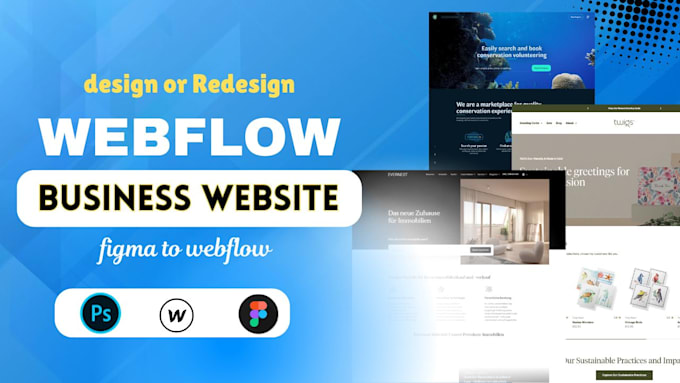 Build webflow website design or redesign webflow figma to webflow ...