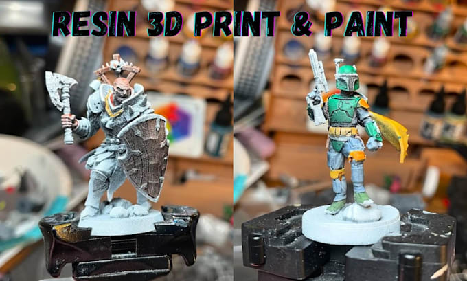 Do 3d miniature painting resin 3d print and paint model warhammer 40k ...