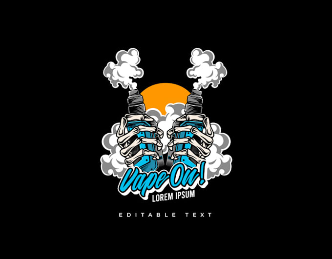 make specialist mascot smoke vape logo