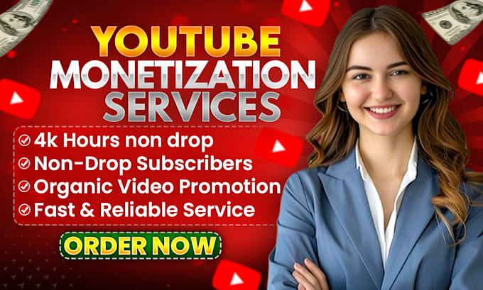 do organic video promotion for complete youtube channel monetization