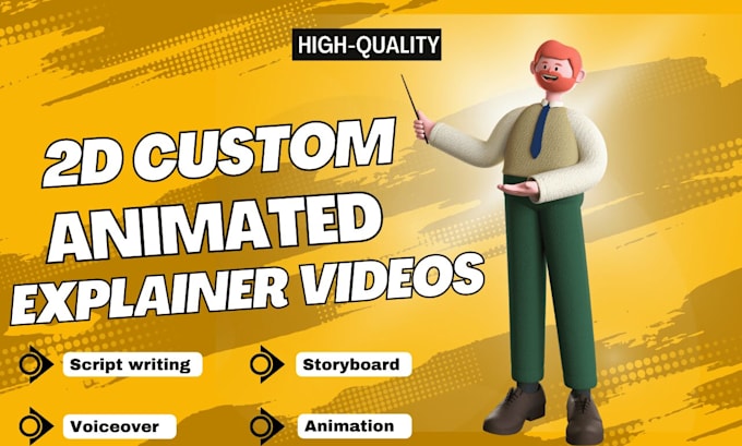 create animated videos including voiceover