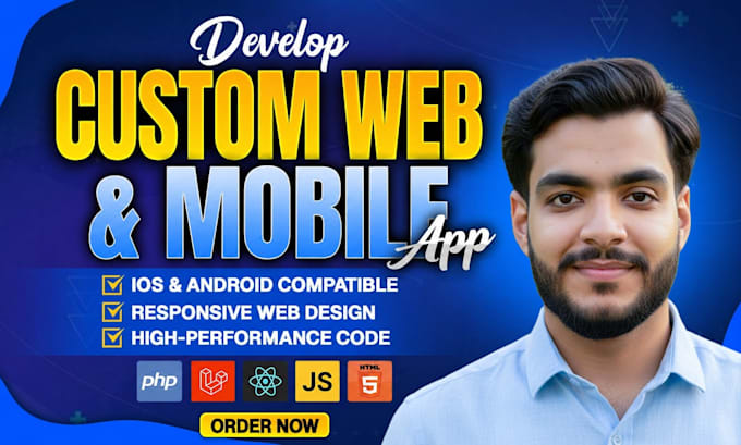 build full stack web and mobile apps as your frontend and back end developer