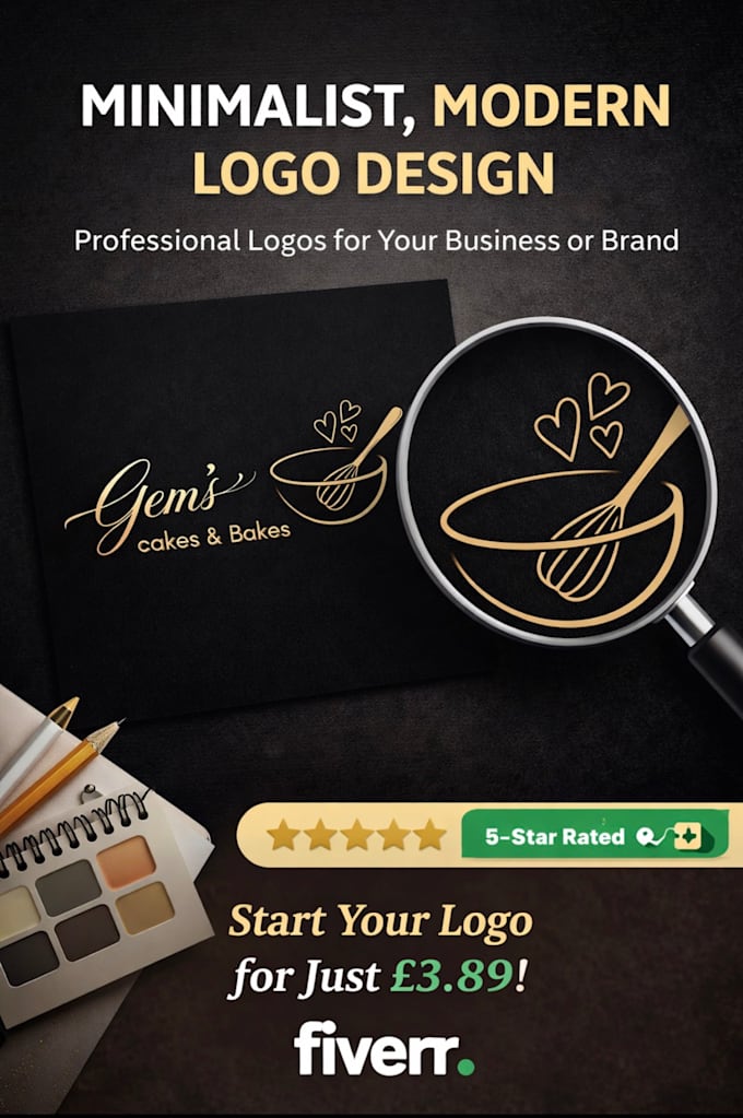 design a professional minimalist logo for your business