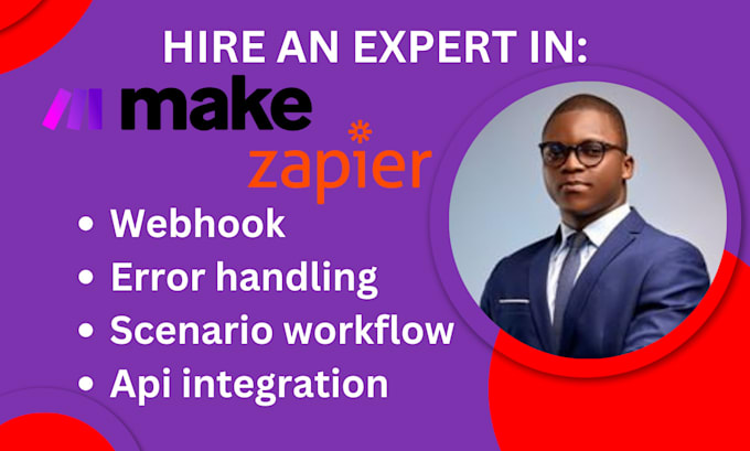 make com automation make com scenerio api integratio zapier integration made com