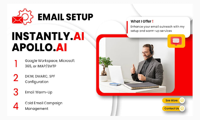 connect instantly ai users email for warmup and campaigns