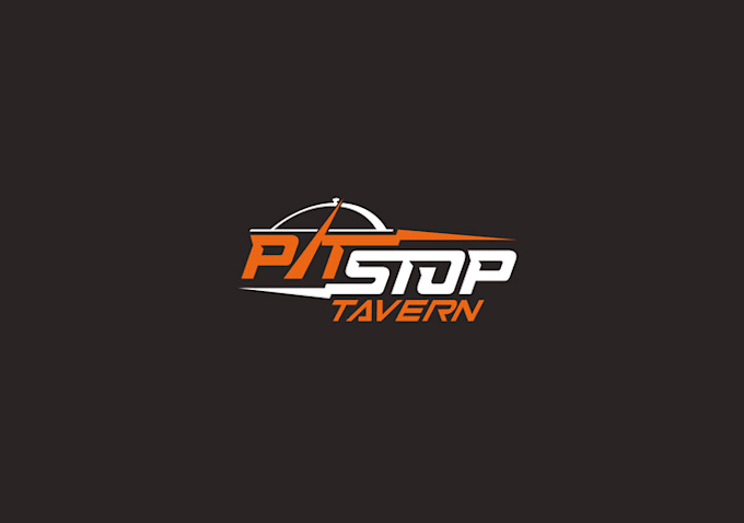make creative admirable pit stop tavern logo