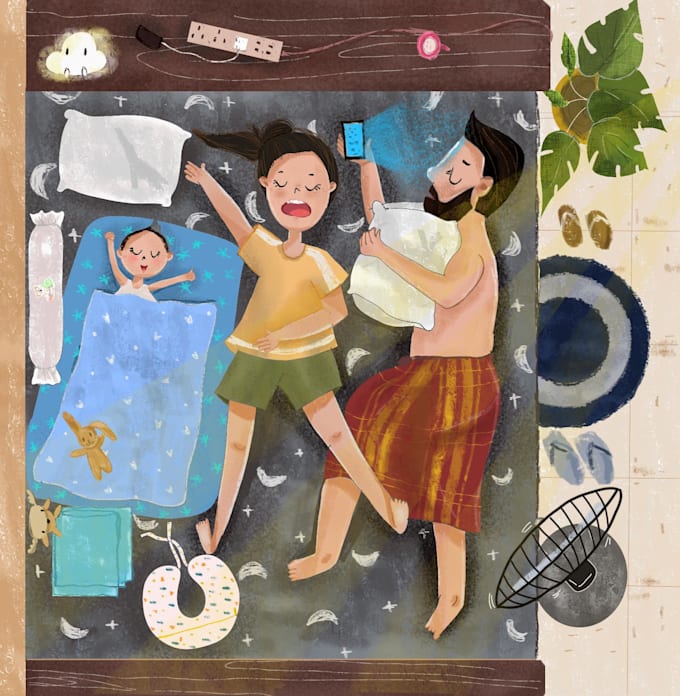 draw illustrations for children books