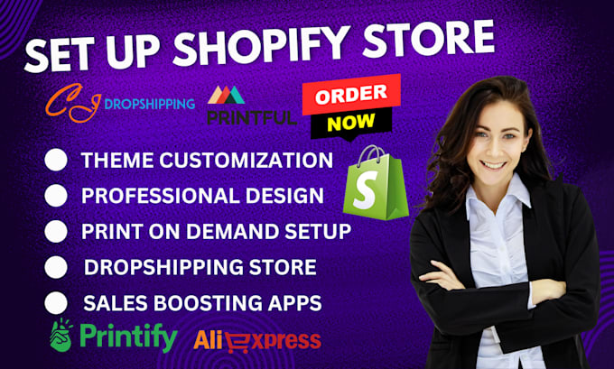set up shopify store