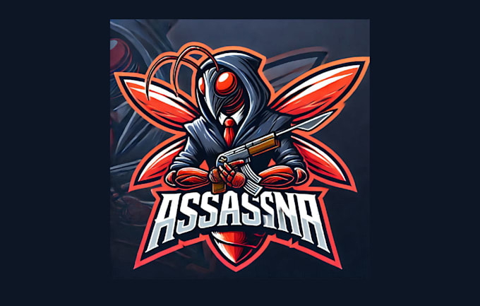 do modarn assassin bug esport mascot logo for your business