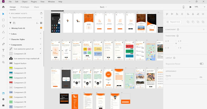 Design interactive ui ux designs for mobile apps by Disara7 | Fiverr