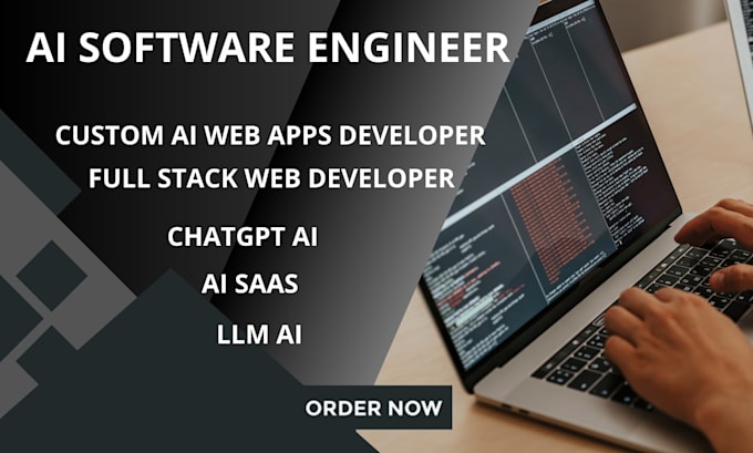 be your software developer chatgpt ai app, ai saas, ai web application, llm ai