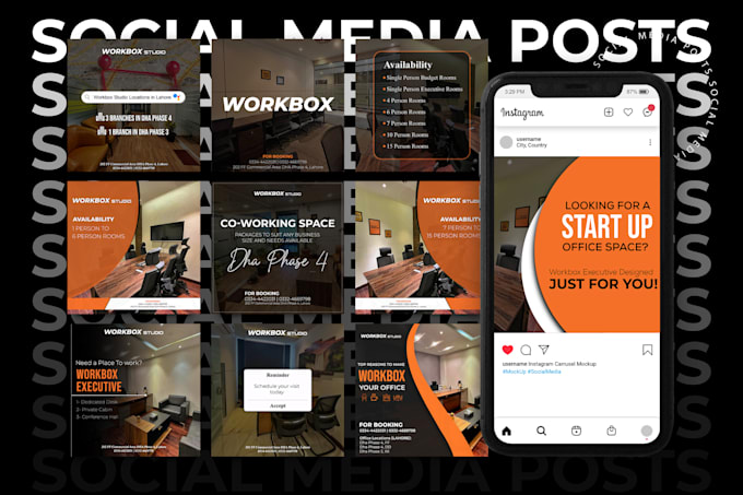 create 15 attractive social media post design