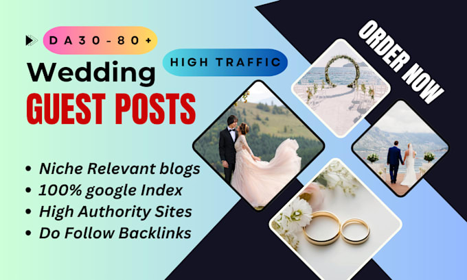 do wedding guest post on high da wedding blogs providing do follow backlinks