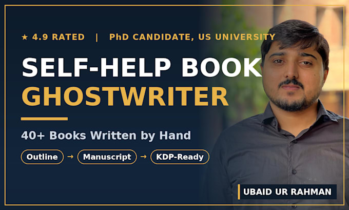 be your self help book ghostwriter for mindset and personal development
