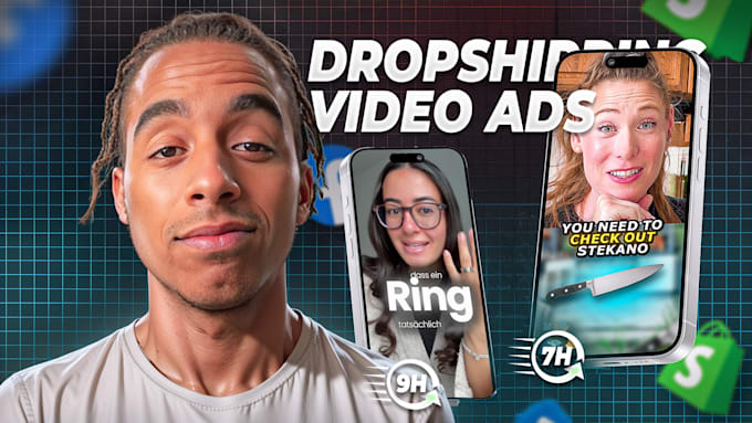 edit shopify dropshipping video ad in 9h