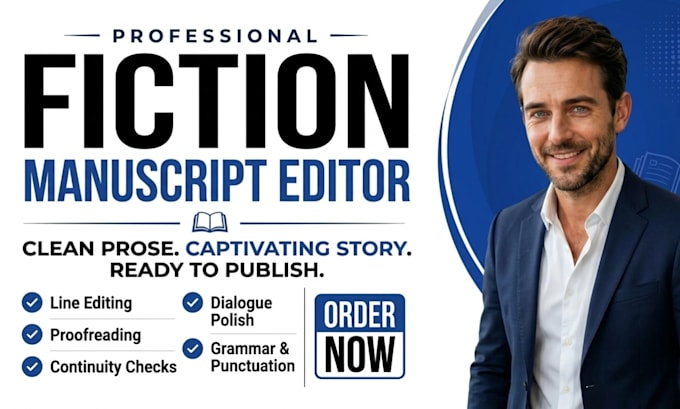 line edit and proofread your fiction manuscript