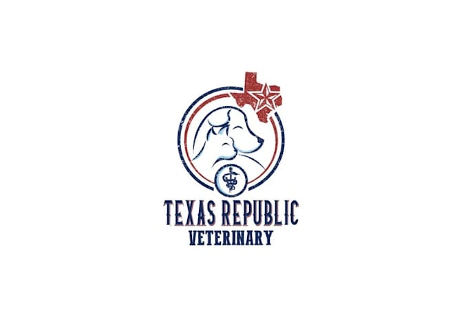 make shining perfect texas veterinary hospital logo