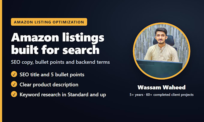 do amazon listing optimization with SEO product descriptions
