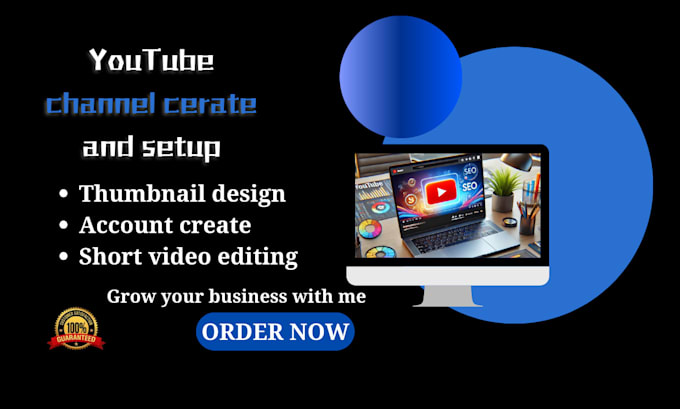 create youtube channel and setup