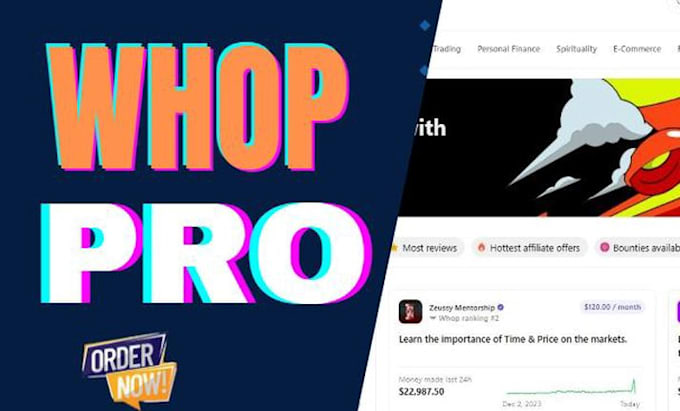 design a whop store professionally with telegram integrate