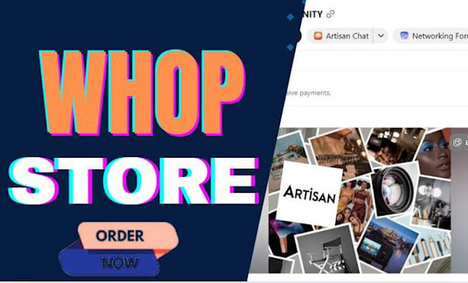 Design a whop store professionally with discord integrate by Whop ...