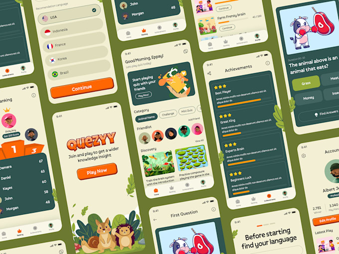 develop quiz app, quiz game app, polls app, trivia app