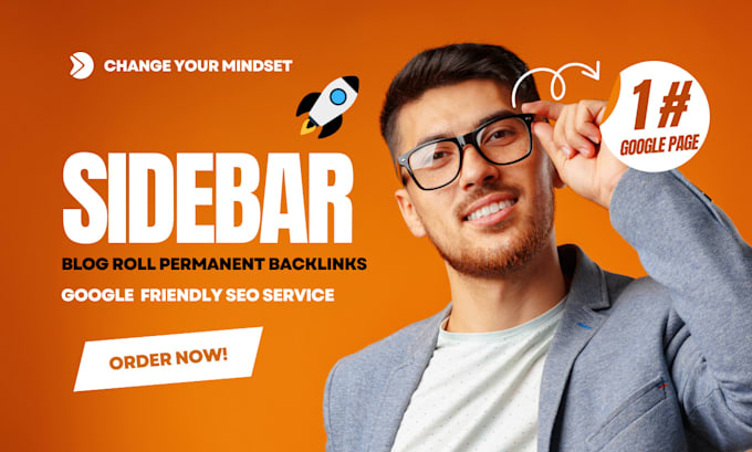 sidebar blogroll da50 homepage backlinks