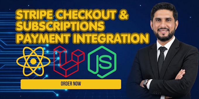 integrate stripe checkout, subscription payments in laravel, react, next