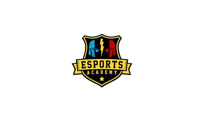 make super particular e sports academy logo