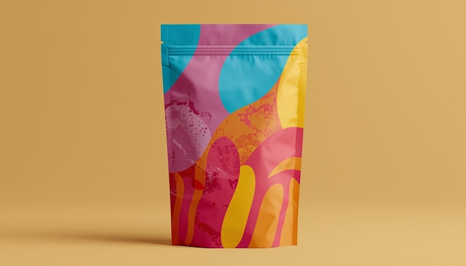 design creative box, pouch and label packaging design