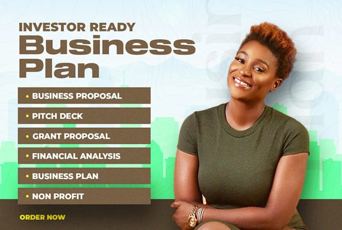prepare a topnotch business plan, financial analysis, business proposal