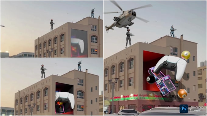 create vfx and cgi video ads, trendy instagram cgi reel