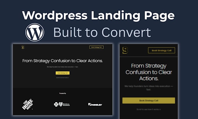 design a high converting wordpress landing page