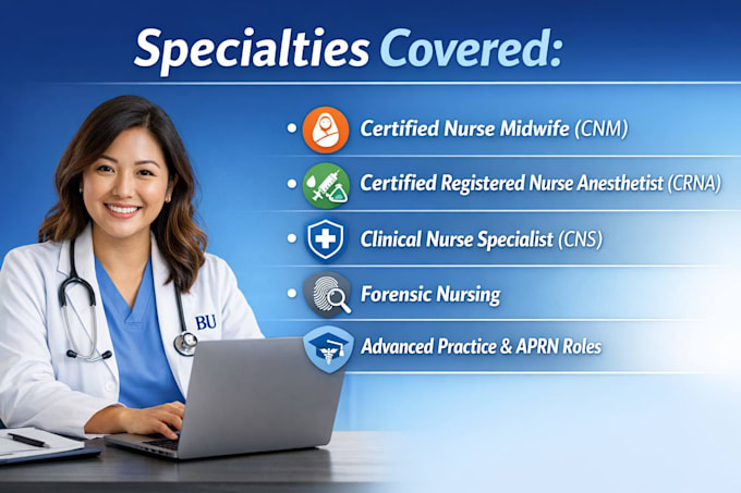 do nursing msn aprn in cnm, crna, cns, and forensic nursing