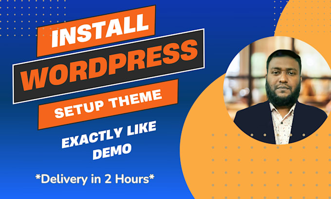 install wordpress theme, plugin, import demo content and do customization