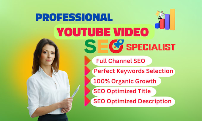 be your youtube SEO specialist for highest ranking