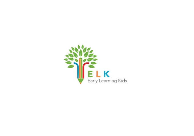 design creating modern clean early learning kids logo