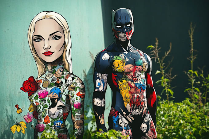draw you a superhero character