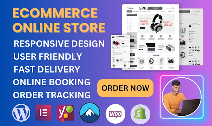 create a  ecommerce store with woocommerce wordpress