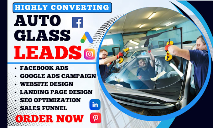 generate auto glass leads auto glass repair leads glass installation leads