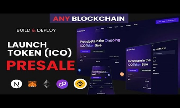 create token, staking, presale, dex, pump fun, launchpad on evm solana ton sui