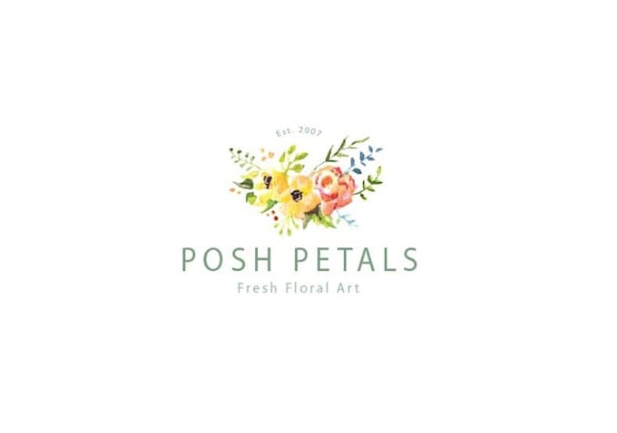 make magnificent floral art studio logo