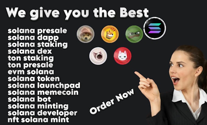create solana dex presale ton staking evm solana token launchpad nft solana dapp