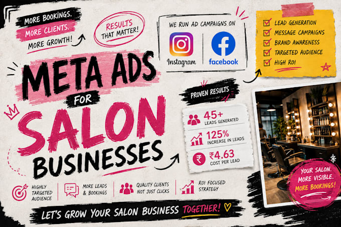 create high converting facebook ads for beauty salon and spa leads