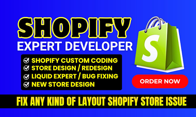 do shopify liquid development and shopify bug fixing